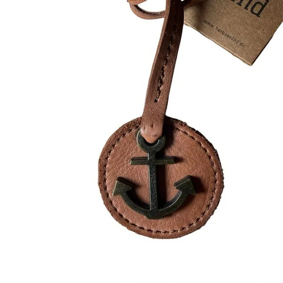 NWT Harbour 2nd Marlies Leather Crossbody Bag - Cognac Brown Boho Messenger - Picture 2 of 6